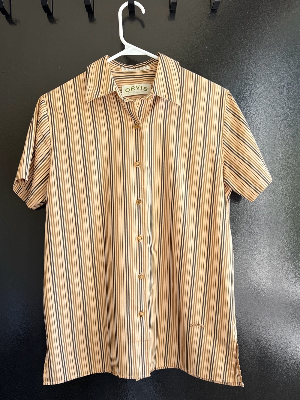 Orvis Striped Button Up Blouse